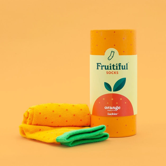 Fruitiful Socks Orange