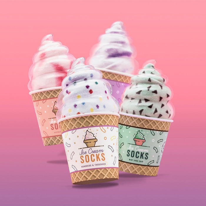 Ice Cream Socks Blueberry Ripple