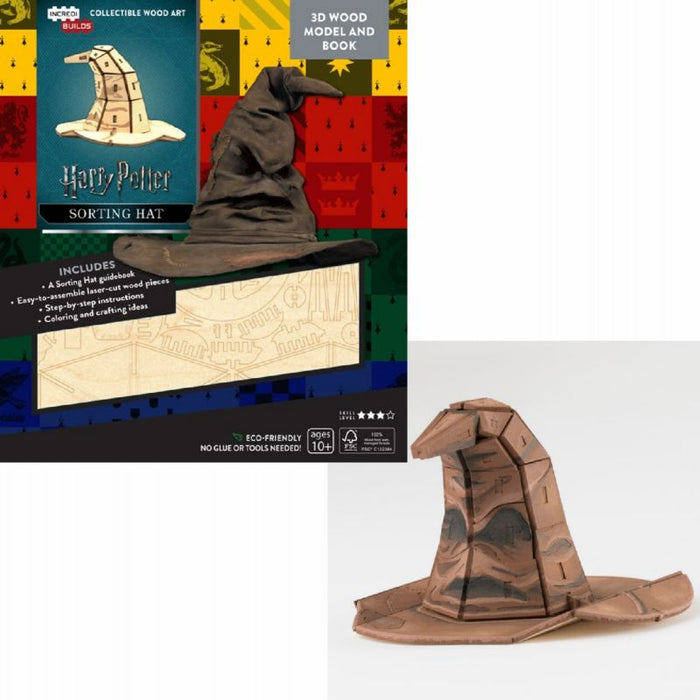 Harry Potter Sorting Hat 3D Wood Model