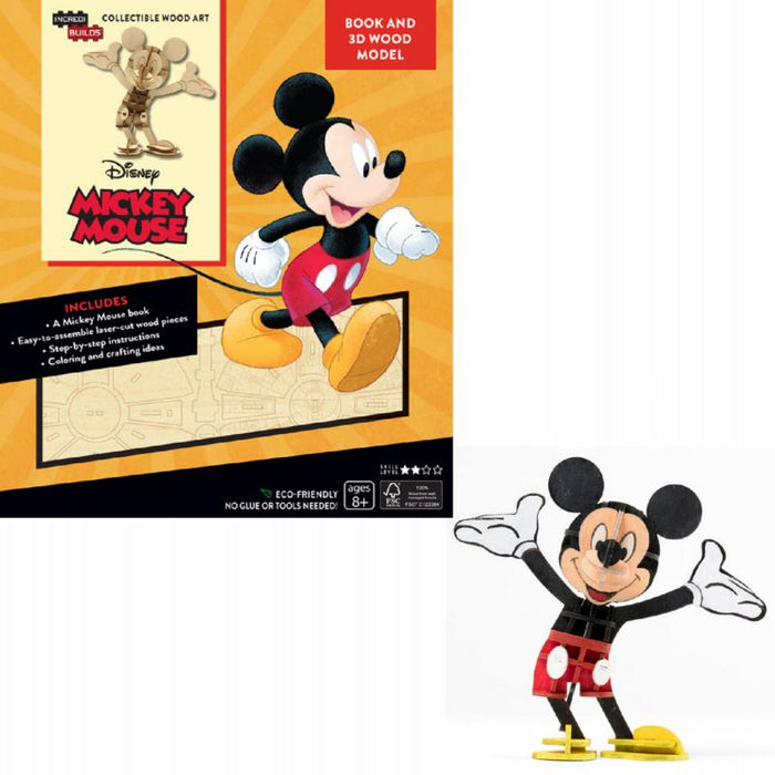 Disney Mickey Mouse 3D wood model