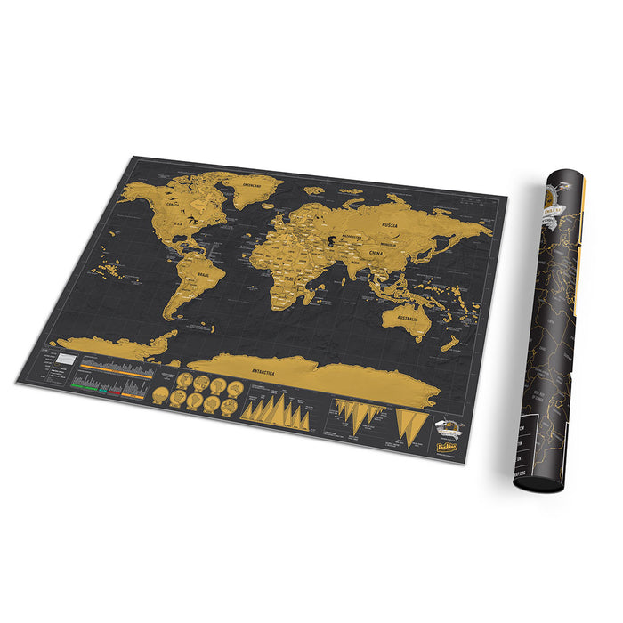 Scratch Map Travel  Deluxe Edition