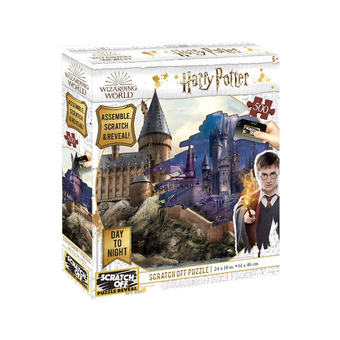 Harry Potter Hogwarts Day to Night Scratch Off Puzzle