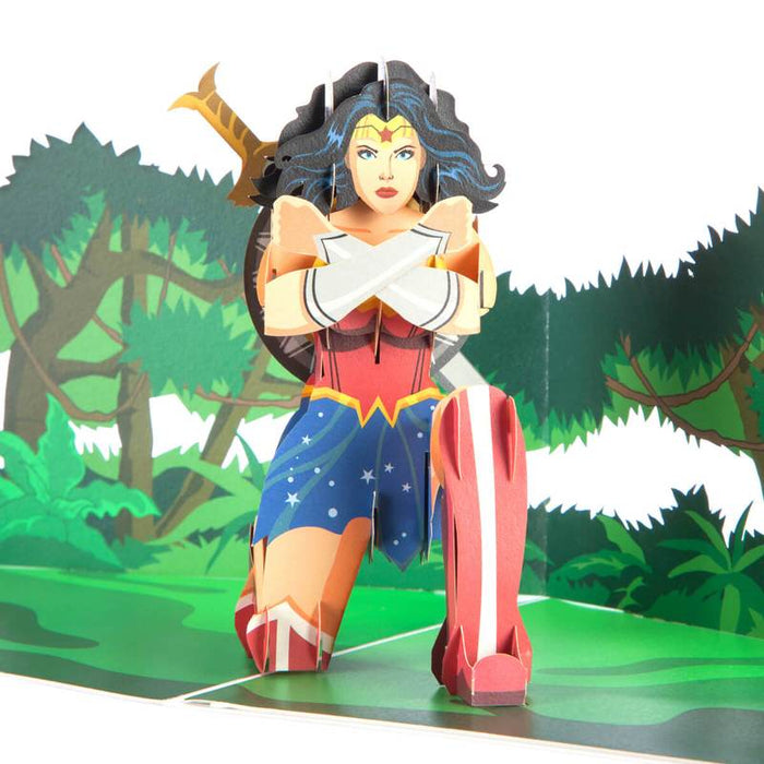 Wonder Woman Pop Up Card