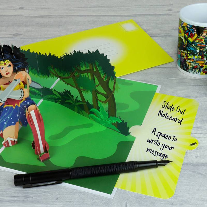 Wonder Woman Pop Up Card