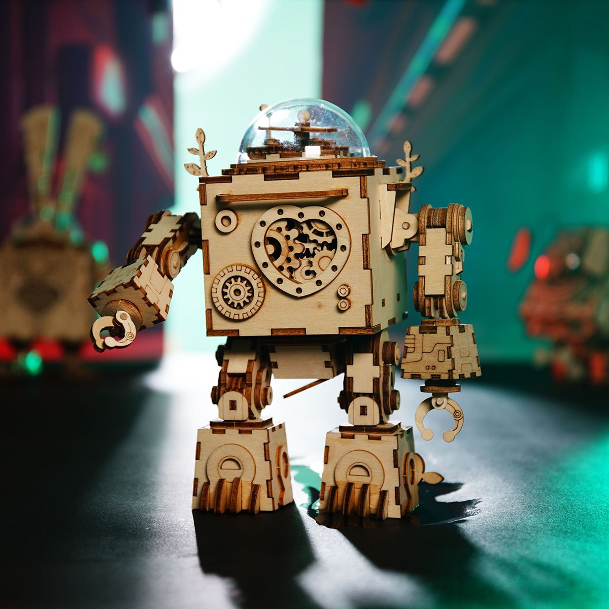 Rokr Robot Music Box Kit, Mechanical Gears