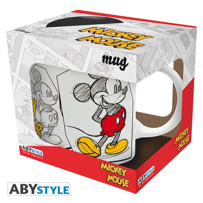 DISNEY - Mug - 320 ml - "Mickey Sketch"