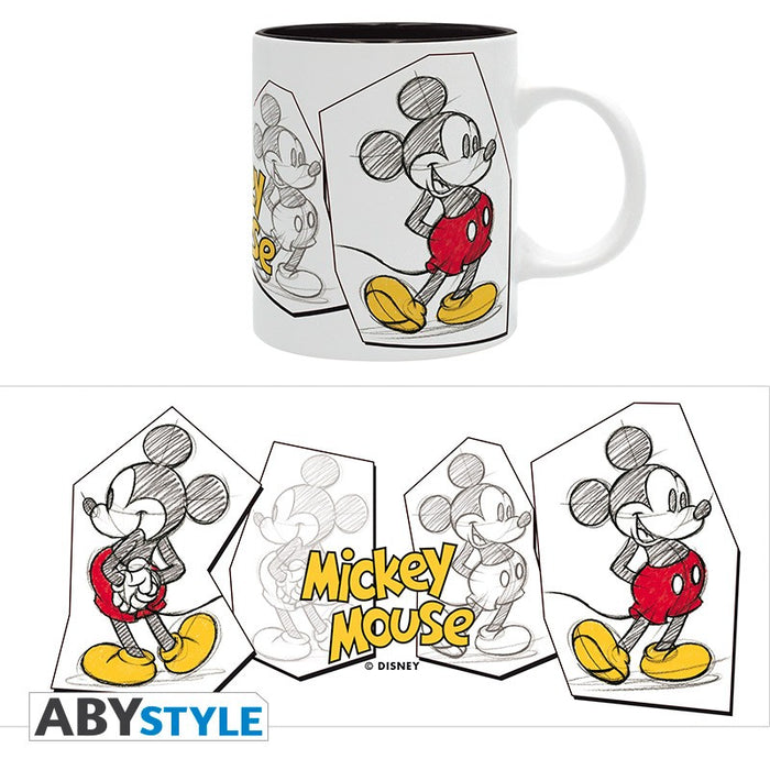 DISNEY - Mug - 320 ml - "Mickey Sketch"