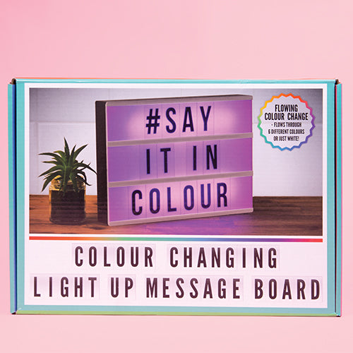 Colour Changing Light Up Message Board